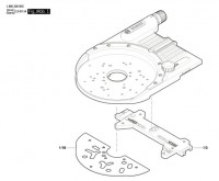 Bosch 1 600 Z00 00G FSN OFA Adapter Plate Spare Parts